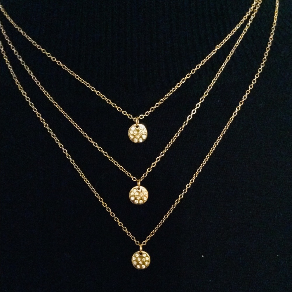 💥PRICE DROP💥 18K Gold Stackhouse Trio Necklace